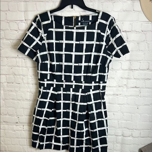 Black and White Checkered Dress - Picture 1 of 5